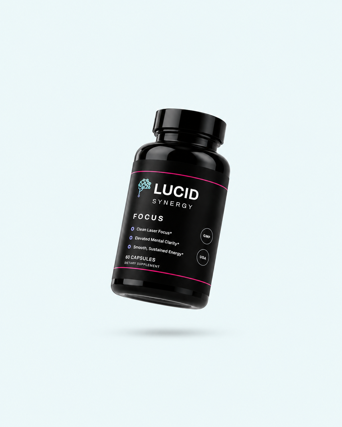 LUCID Focus 60-capsule bottle